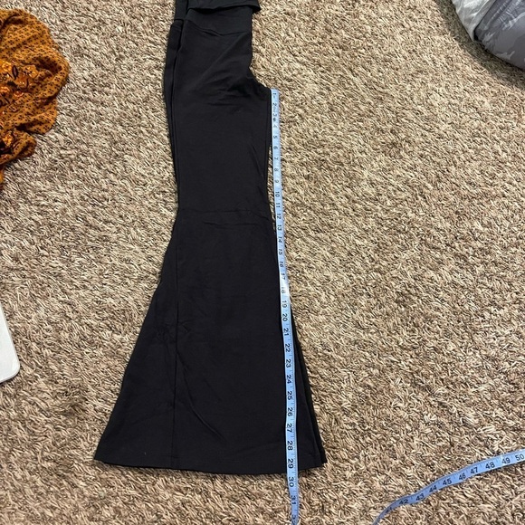 Aerie NWT Offline OG high rise super flare black fold over leggings - Picture 14 of 14